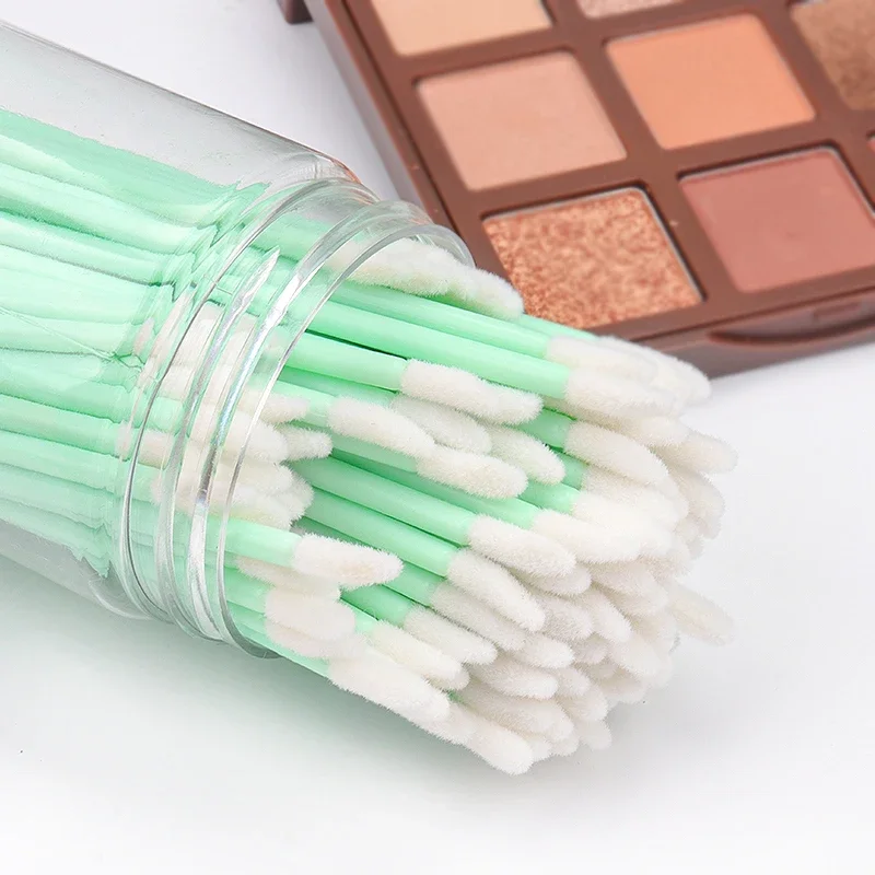 100 pcs Barrel Mascara Wands Applicator Disposable Lip brushes Cosmetic Eyelash Brush women Make Up brushes Tools