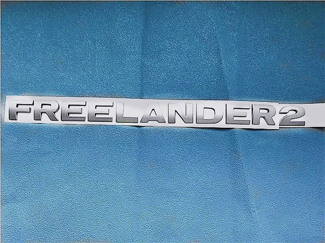 Original Car Size Car Badge Decal Styling for Land Rover Freelander 2 Letters ABS Auto Rear Trunk Emblem Sticker Decoration