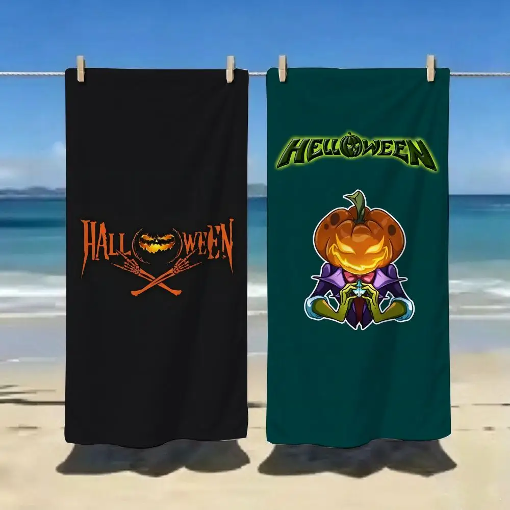 Hardcore Band  LOGO H-HelloweenS Towel ultra-fine fiber quick drying absorbent bath towel, outdoor swimming sports towel