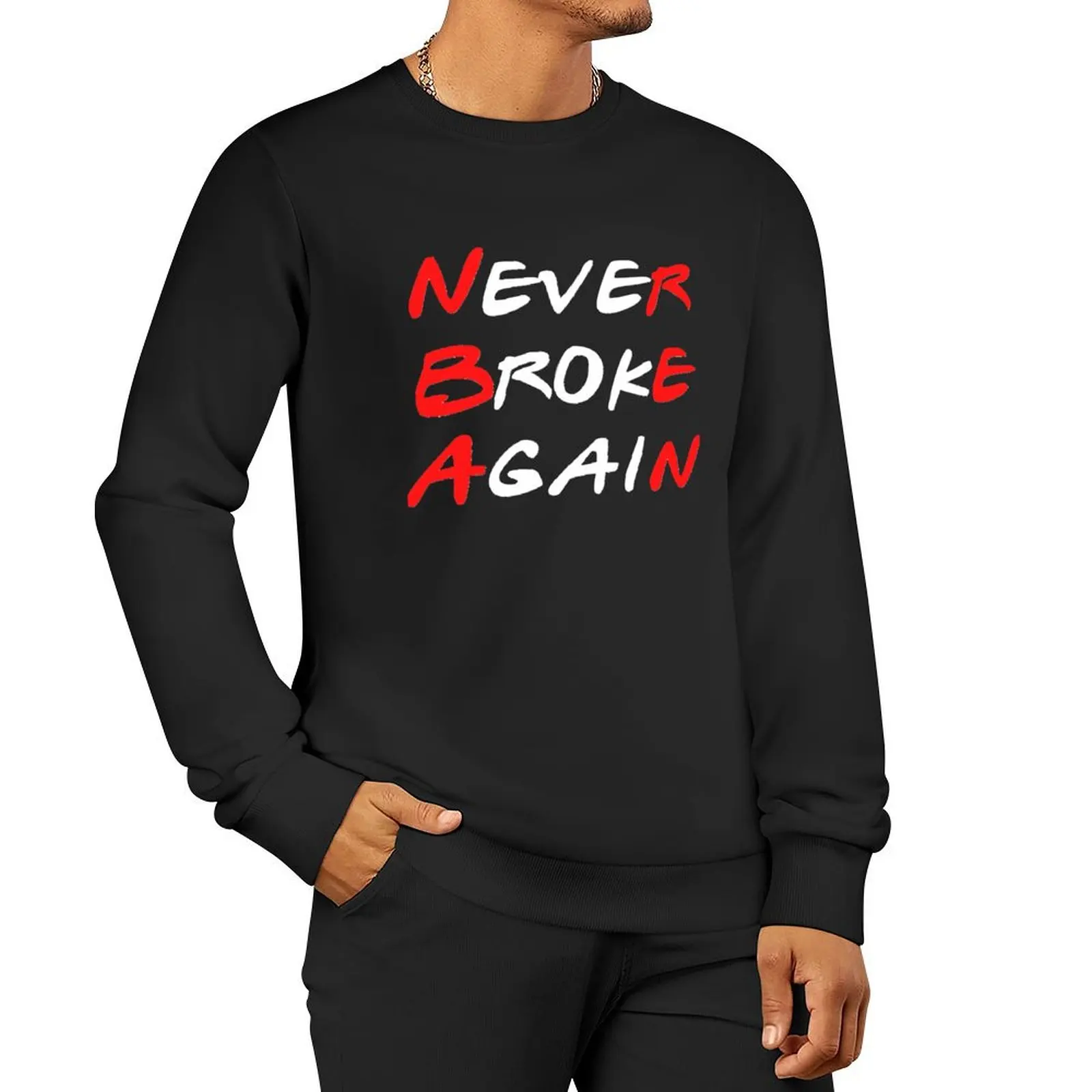 

Never Broke Again Active Pullover Hoodie autumn clothes tracksuit men clothes men's sweat-shirt set sweatshirts