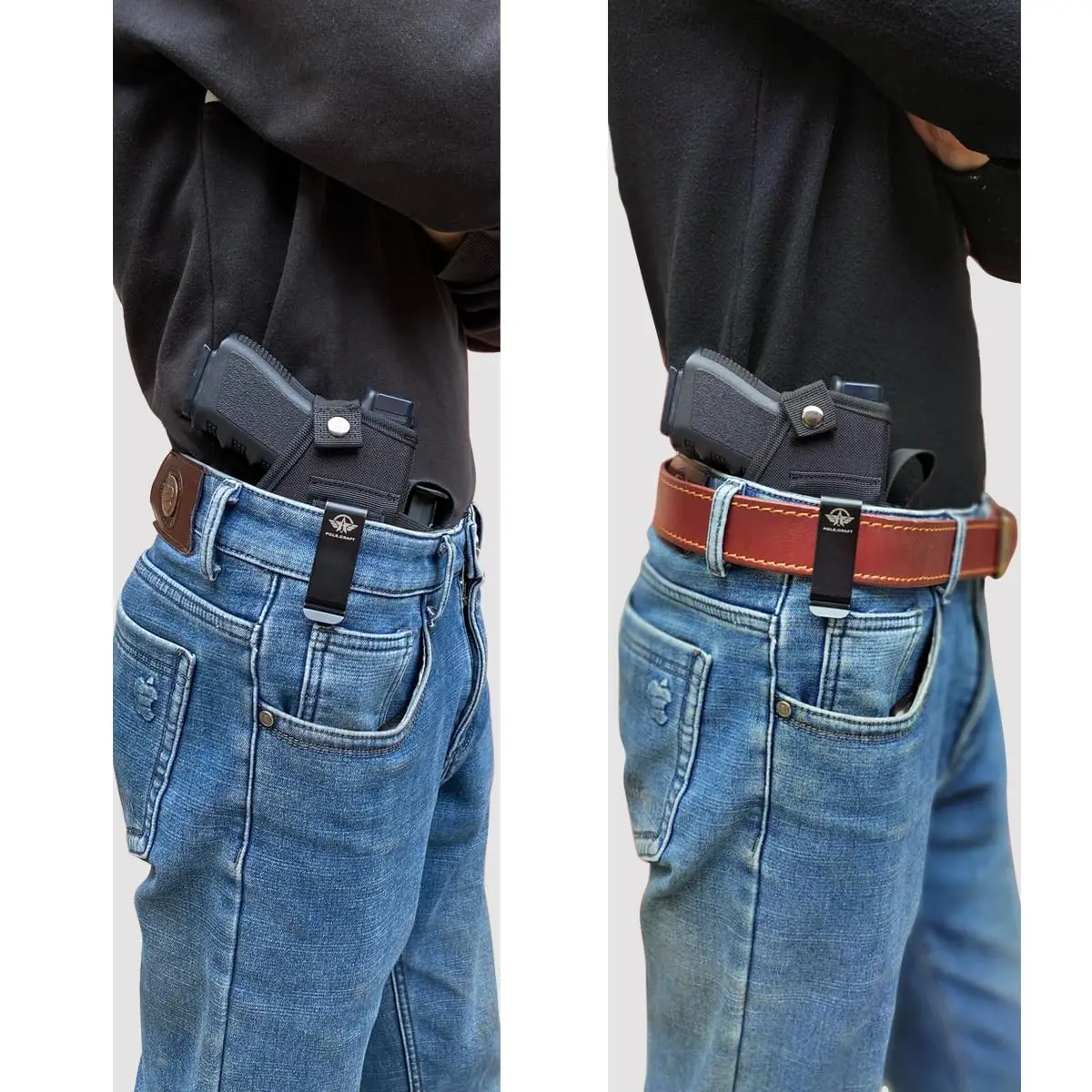 Holster with Small & Medium Laser for : Glock 19 17..Taurus G3C G3 9mm..Sig Sauer..S&W M&P Shield..Ruger..Springfield With TLR-6