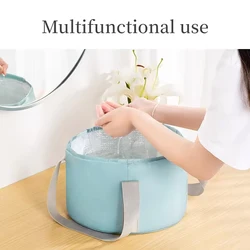 Foldable Feet Soaking Bath Tub Collapsible Bucket Portable Travel Foot Soak Spa Basin for Camping Washing