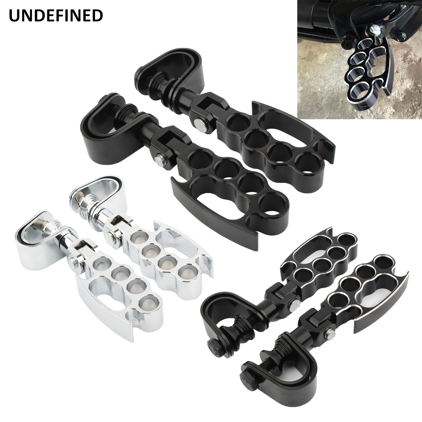 Motorcycle 25mm-32mm Highway Foot Pegs Guard Crash Bar Footrest Mount Combination Kits For Harley Touring Sportster Softail Dyna