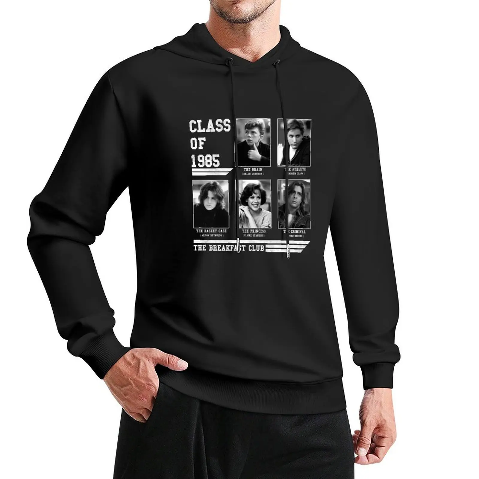 The Breakfast Club - class of 1985 Pullover Hoodie clothes for men korean style clothes hooded shirt hoody