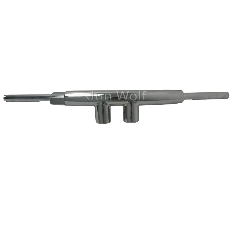 Motorcycle Handlebars for Harley 2-Inch Model T Handlebars Night Bar Special V Handlebars for Fat Boy Breakthrough Chrome