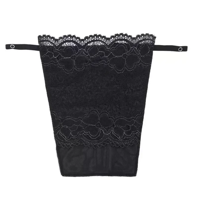 3Pcs Lace Cleavage Cover Up Women Camisole Elastic Band Clip-On Camisole Bras Insert Wrapped Chest Protection Covering Tube Top