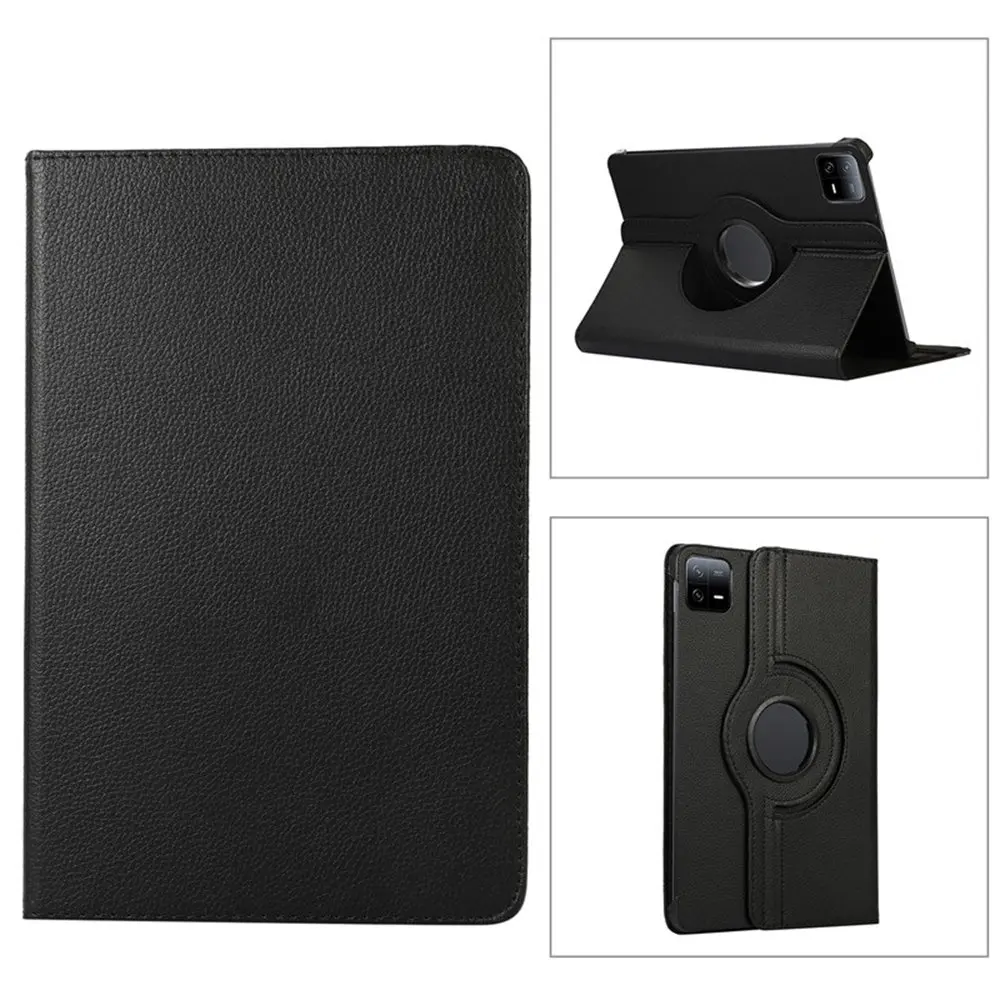 

For Xiaomi Pad 7 11.2 2024 11.2 5 6 Pro 11 Pad 2 2025 Case 360 Rotation Stand Cover PU Leather Redmi 12.1 Coque