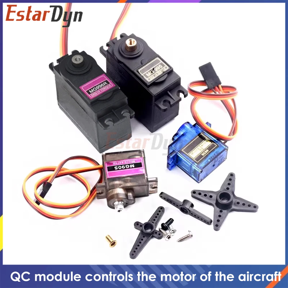 MG995 MG996R Metal Gear Servo 13KG Torque SG90 9g Servo Motor for RC Helicopter Airplane Car Robot Model Aircraft Parts