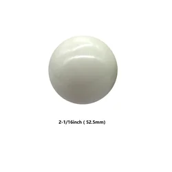 Bola de bilhar de cor branca, tabela Trianing, 2 em-1, 16in, 50.8mm, 52.5mm, 1PC