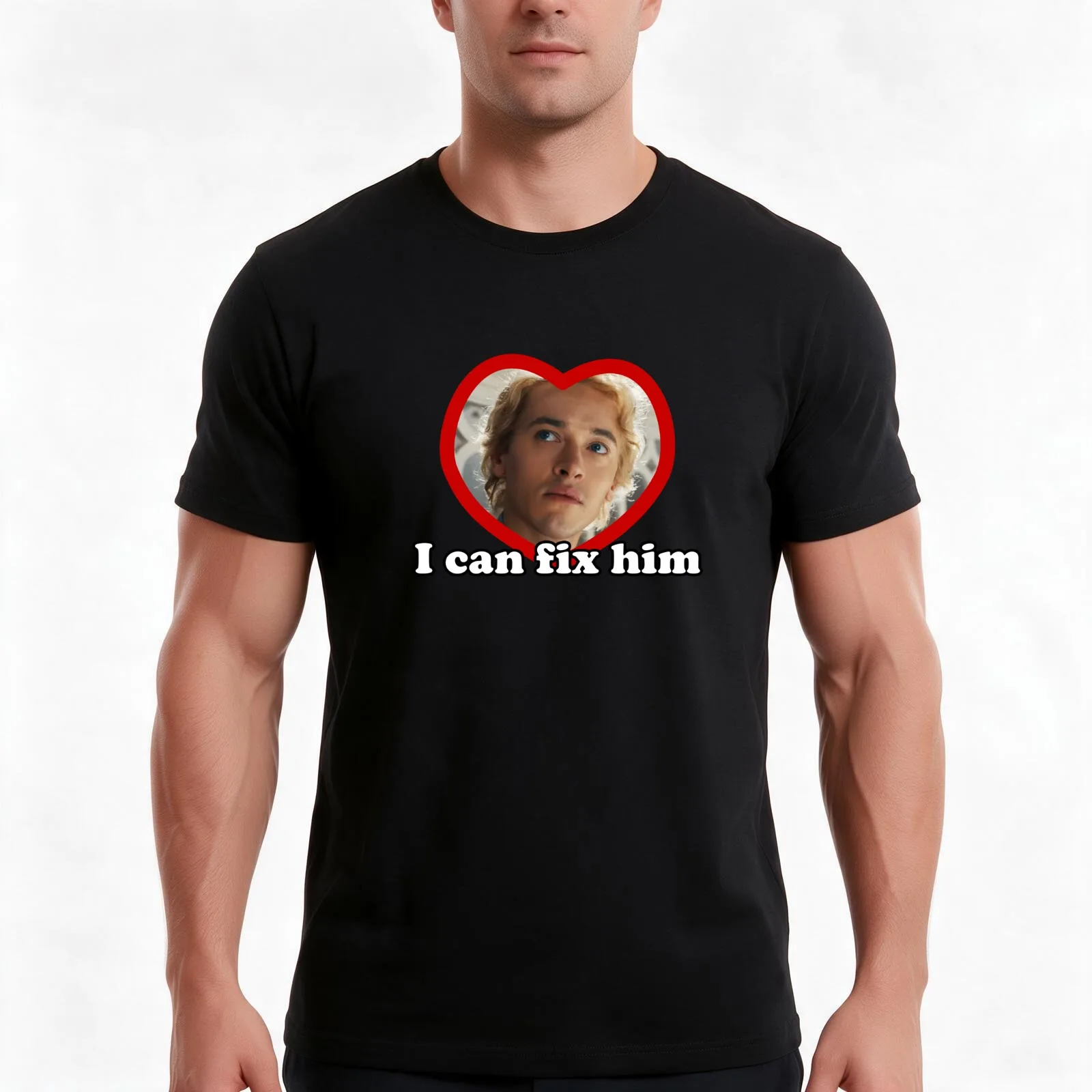 I can fix him (Coriolanus Snow) T-Shirt Summer Casual Cotton Tee Oversized Streetwear Tops Vintage Graphic Print 100% Cotton