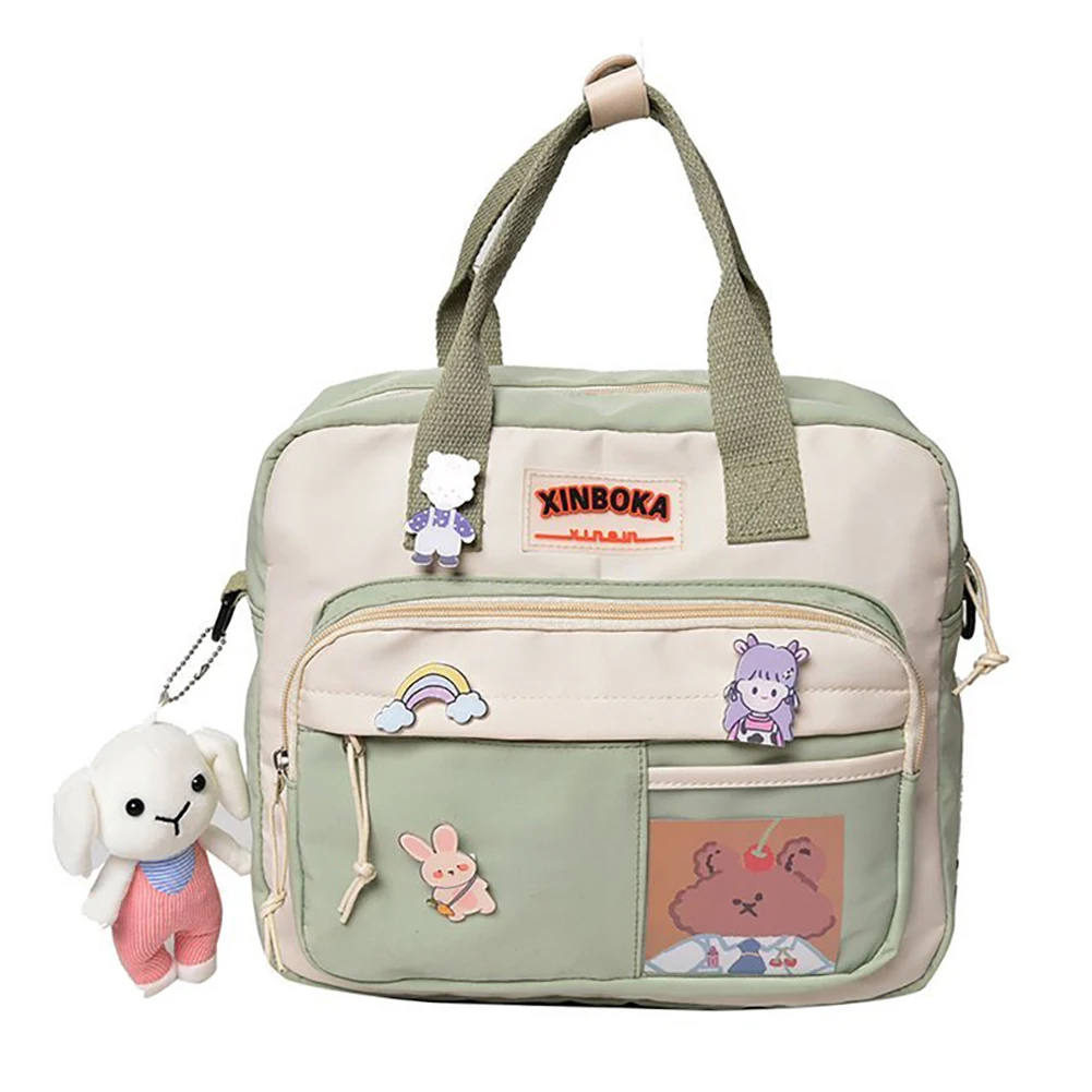 Korean Student Schoolbag Japanese Nylon Backpack Girl Travel Totes Shoulder Bags for Women Students Shopping Travel