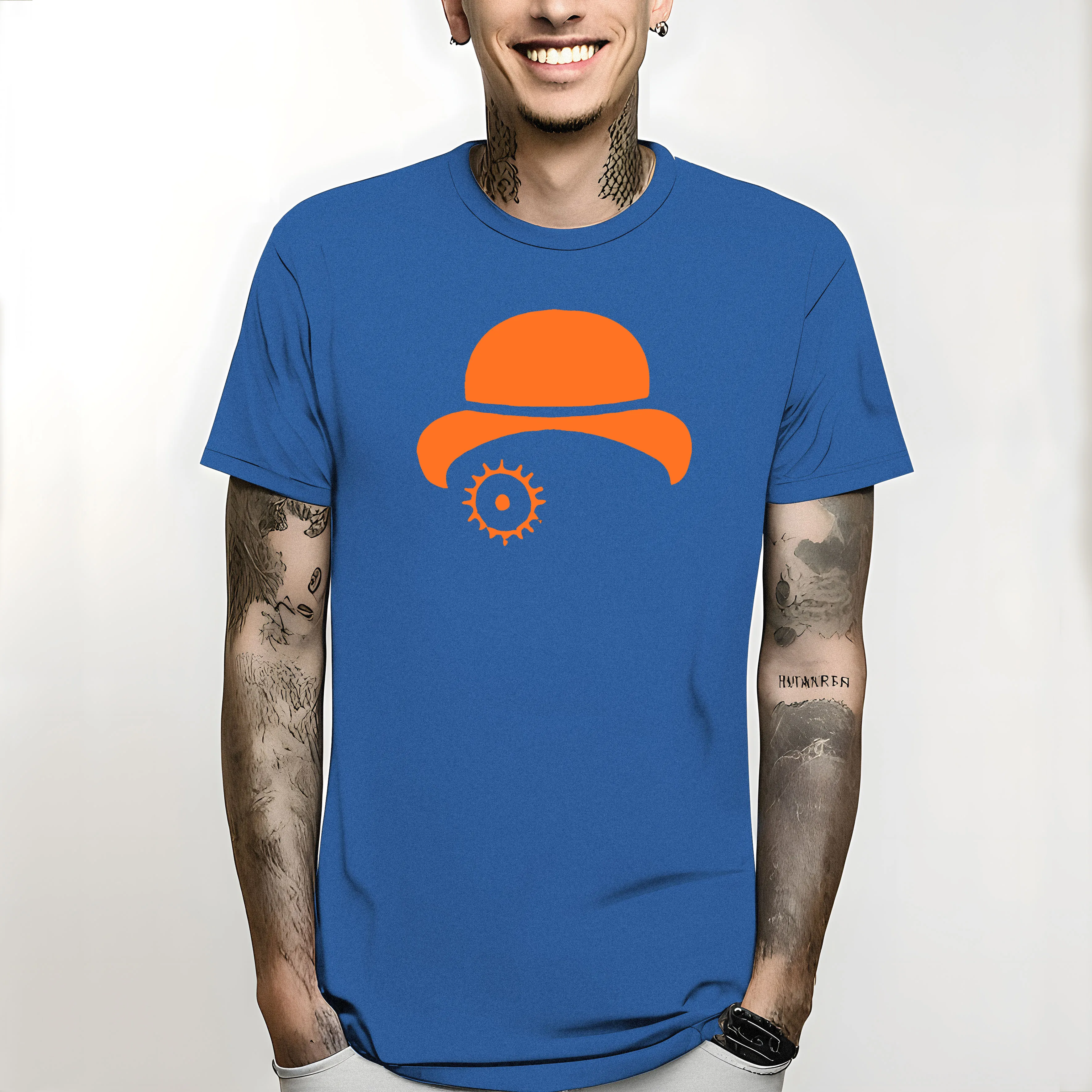 T-Shirt Summer men Mechanical orange film cotton t shirt Short Sleeve funny printed Mens 2024 Fashion Style anime clothes manga