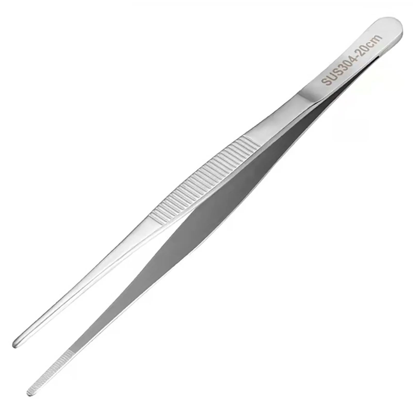 Tweezers Professional Heavy Duty Precision Tool for Beauty Experts Stainless Steel Plucking Pliers Long Handle Durable
