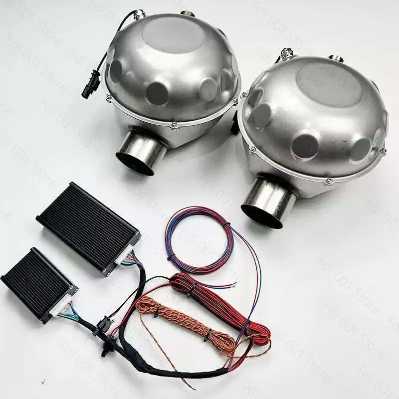 Universal Electric Exhaust Sound Booster System Exhaust Speaker with 8 Sound Modes Fit Most Vehicle Models
