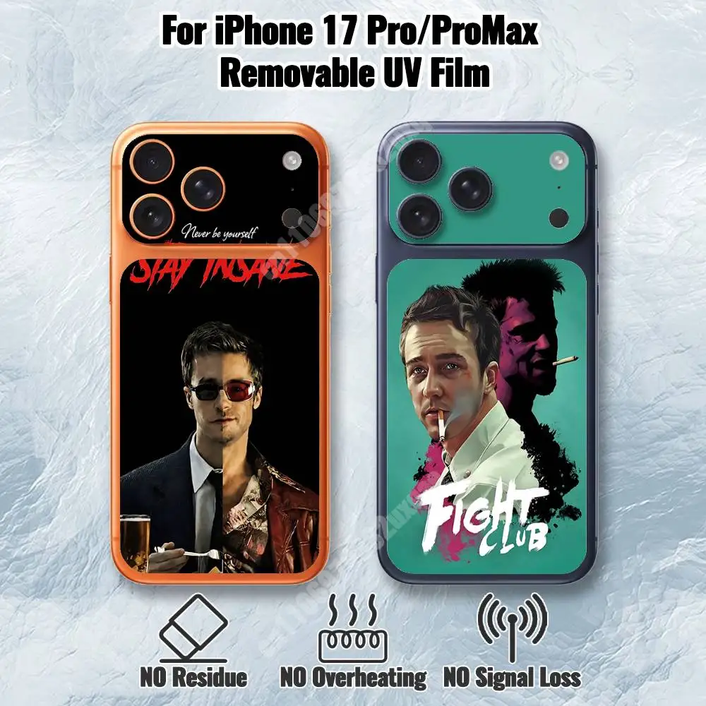 

Защитная УФ-пленка F-Fight Club-S Movie для iPhone 17 Pro/17 Pro Max (съемная)