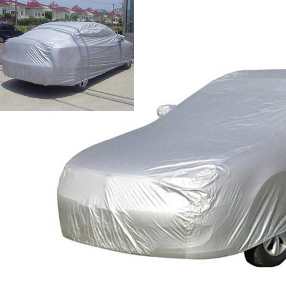 Vislone Universal Full Car Cover Outdoor Indoor UV Protection Sunscreen Heat Protection Dustproof Scratch-Resistant Sedan Suit