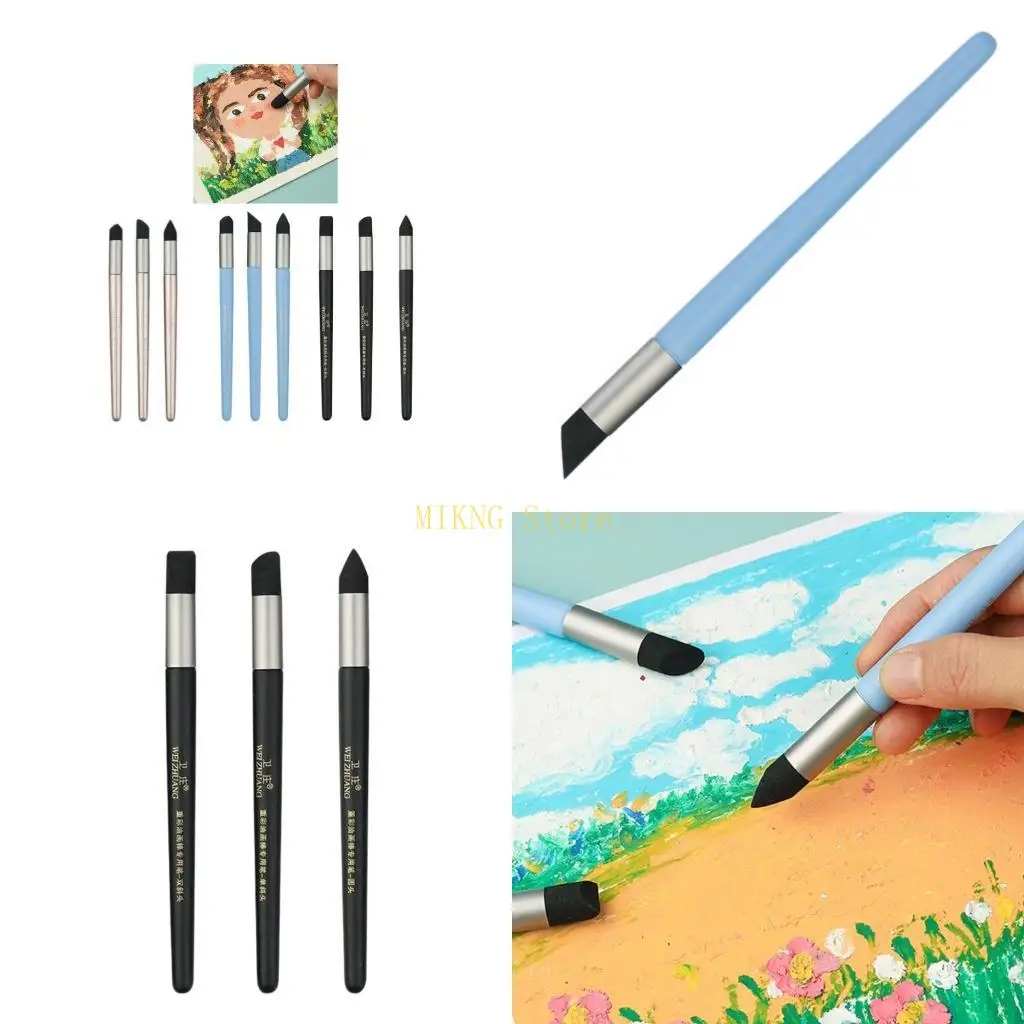 

Color Shaper Tool Paint Brush Inclined Tip/Round Tip for Blending Smearing best sale