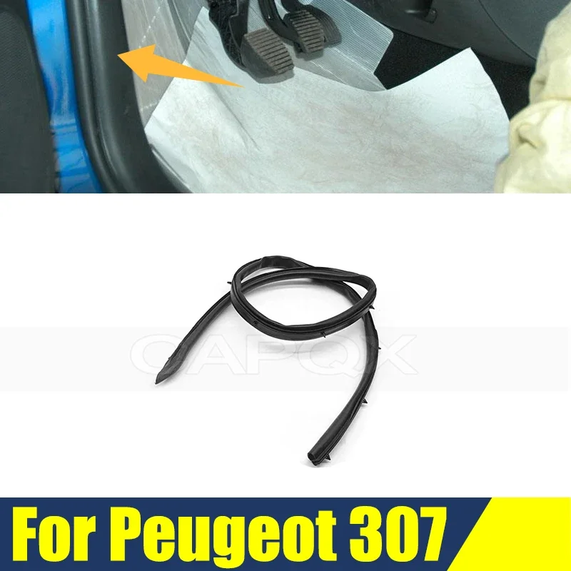 Car Door Seal Strips Door Frame Sealing Tape Strips For Peugeot 307 Rear Door Interior Panel Auto Accessories Spare Part