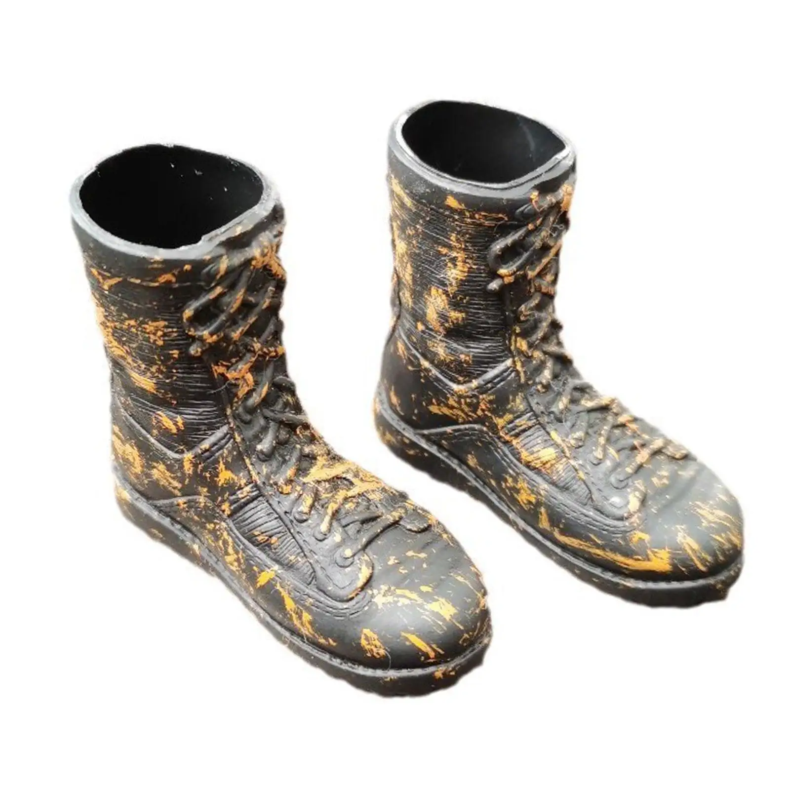1/6 Scale Male Boots Hiking Shoes Miniature Simulation Lace up Fashion