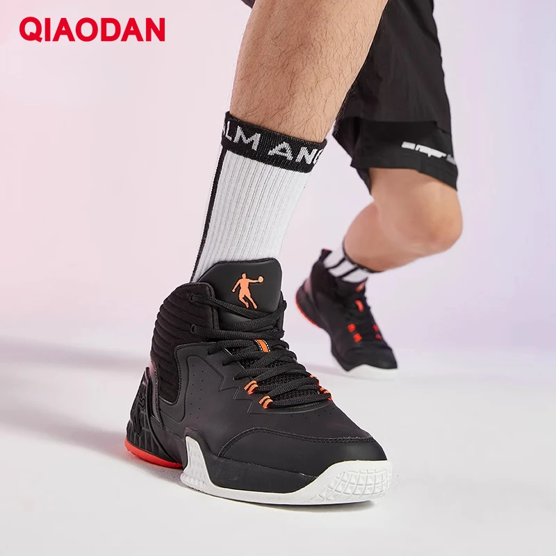 QIAODAN Men' Basketball Shoes 2023 New Anti-Friction Breathable Professional Hard-Wearing Comfortable Male Sneaker XM1590111