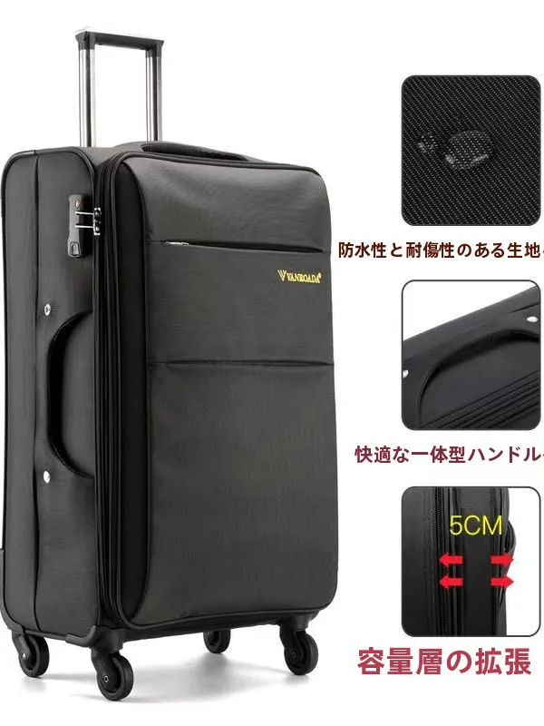 oxford-fabric-luggage-canvas-pull-rod-suitcase-unisex-18-inch-20-travel-password-box-business-trip-casual-travel-bag