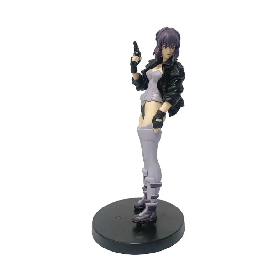 Anime quente fantasma na concha motoko kusanagi figura de ação montagem pvc série modelo brinquedos modelo colecionável ornamentos de mesa