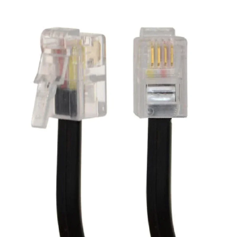 RJ9 RJ11 4P4C телефонный шнур спиральный стационарный телефонный провод для четких звонков и долговечности 200 см 300 см