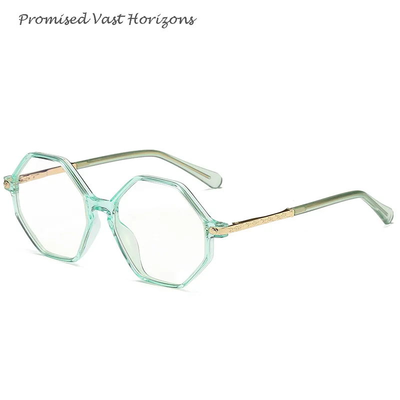 TR прозрачные синие розовые семисторонние детские очки с блокировкой синего света, модные подростковые очки для близорукости, оптовая продажа