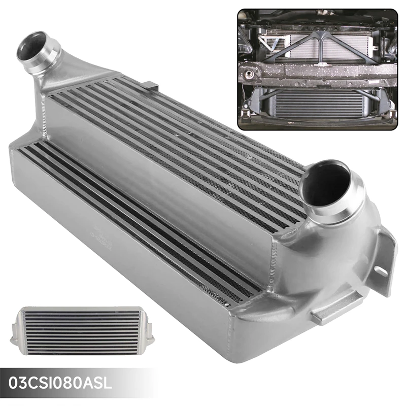 Aluminum Front Mount Intercooler EVO2 for BMW F20 F21 F22 F23 F30 F31 F34 F36 Engine Turbo 2012+ Black/Silver