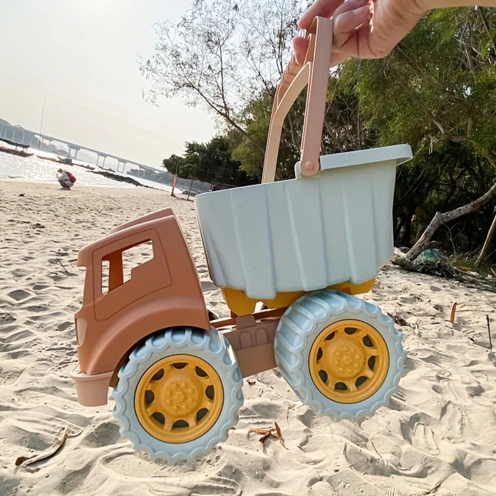 Beach Toys Construction Trucks for Toddler Toys Play Sand Toys Construction Cars for Boys Girls Dump Tractor Toy with Loader