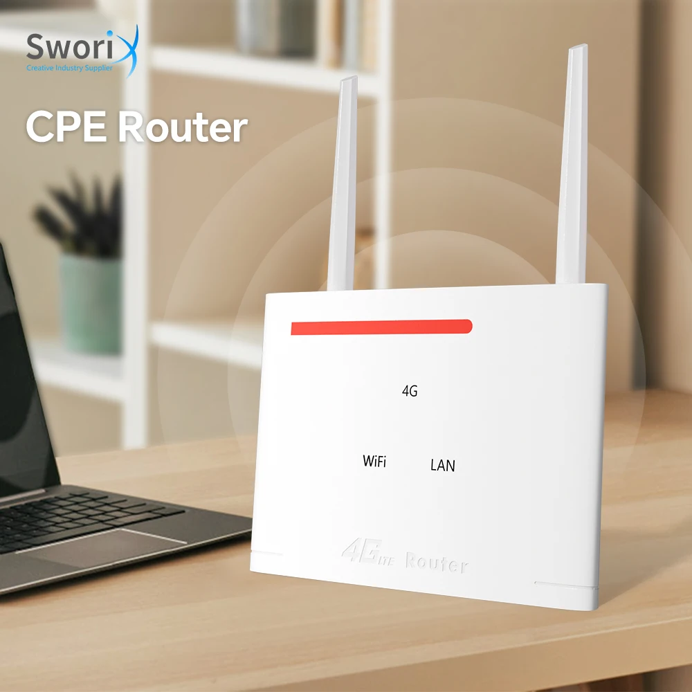 

Sworix Wifi 6 Router Gigabit 2.4G 300Mbps Wifi6 Wireless Mesh System For Wholehome
