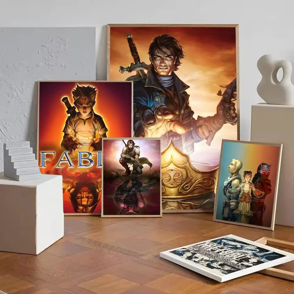 Fable Fantasy Video Game Poster Paper Print Home Living Room Bedroom Entrance Bar Cafe Art Painting Decoration