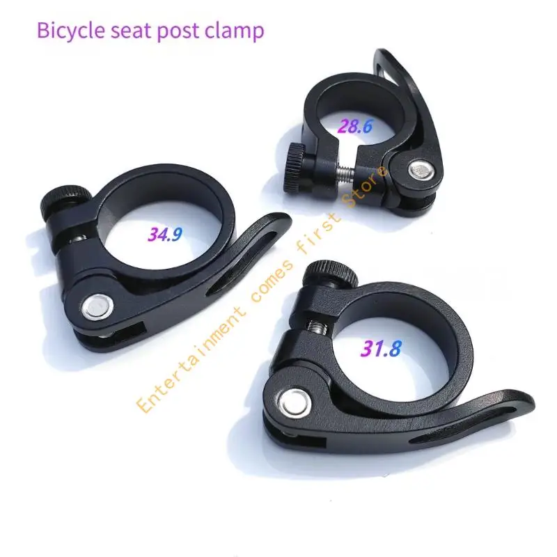 

Quick Release Bicycles Seatpost Clamp Aluminum Alloys Tube Clamp Road Bike Tube Clip 28.6/31.8/24.9 55KD