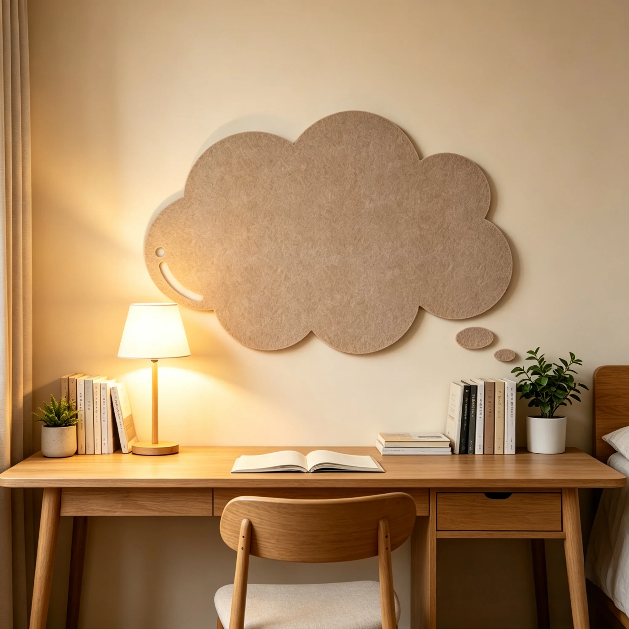 Decorative Felt Board, ideal for home memo notes, felt wall sticker, photo wall and bulletin board