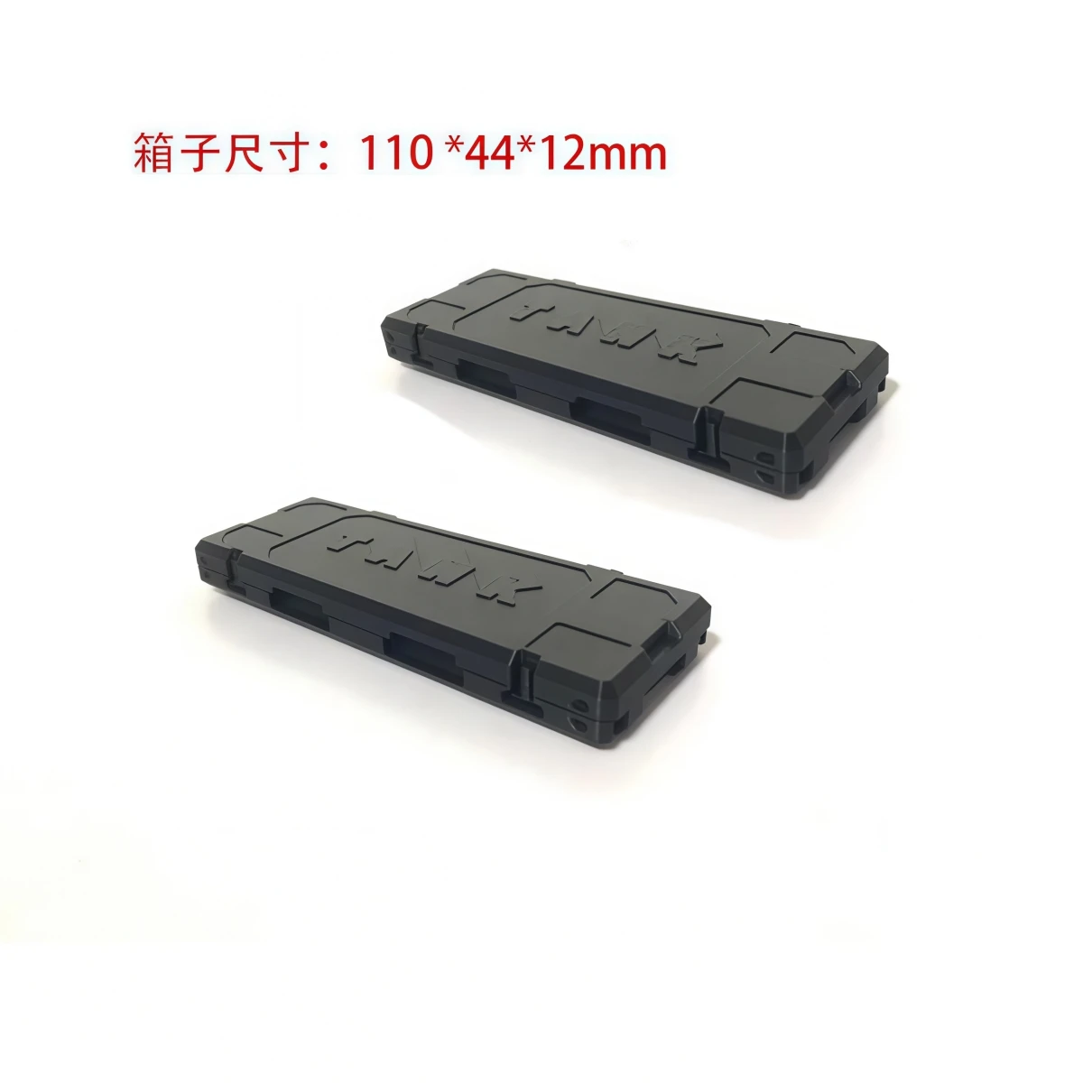 2Pcs Scale Roof Luggage Storage Box For MN‑86K 1/12 RC Tank300 Crawler Roof Rack Decor Upgrade Parts