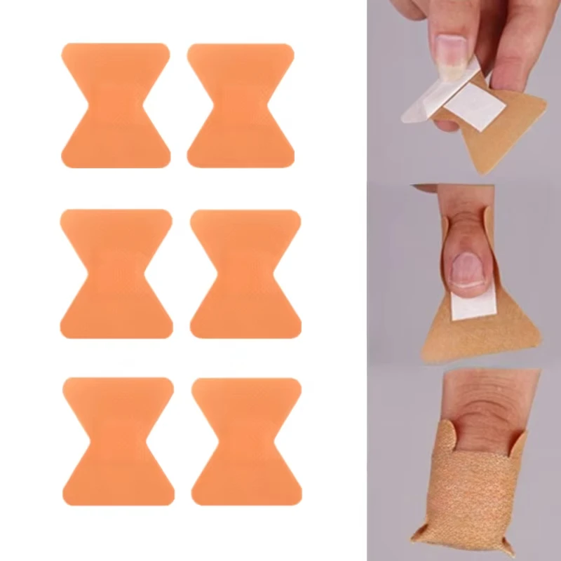 50pcs/set PE Fingertip Dressing Band Aid for  First Aid Wound Plaster Breathable Adhesive Bandages Patch Strips 45*51mm