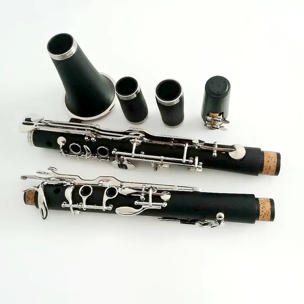 Nickel Plated German System G Clarinet Hard Rubber
