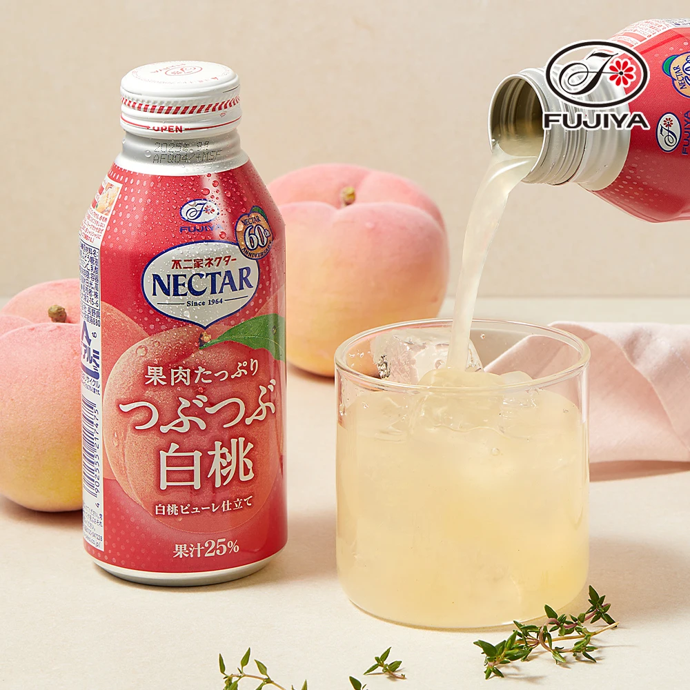후지야 복숭아 넥타 과채음료 380ml x 6입
