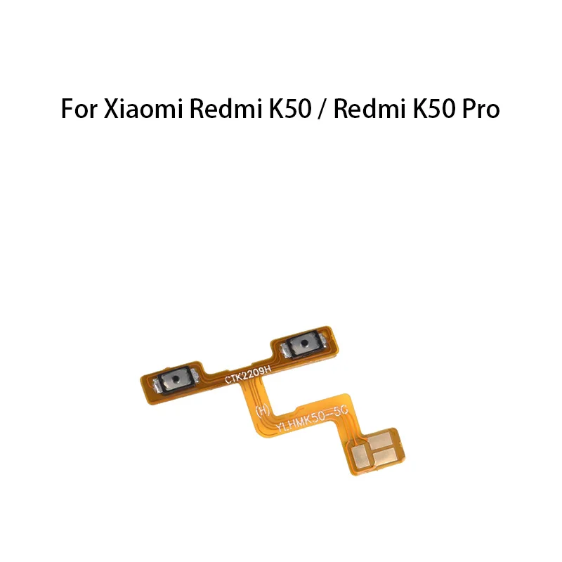 Gefensi Volume Button Flex Cable For Xiaomi Redmi K50 / Redmi K50 Pro