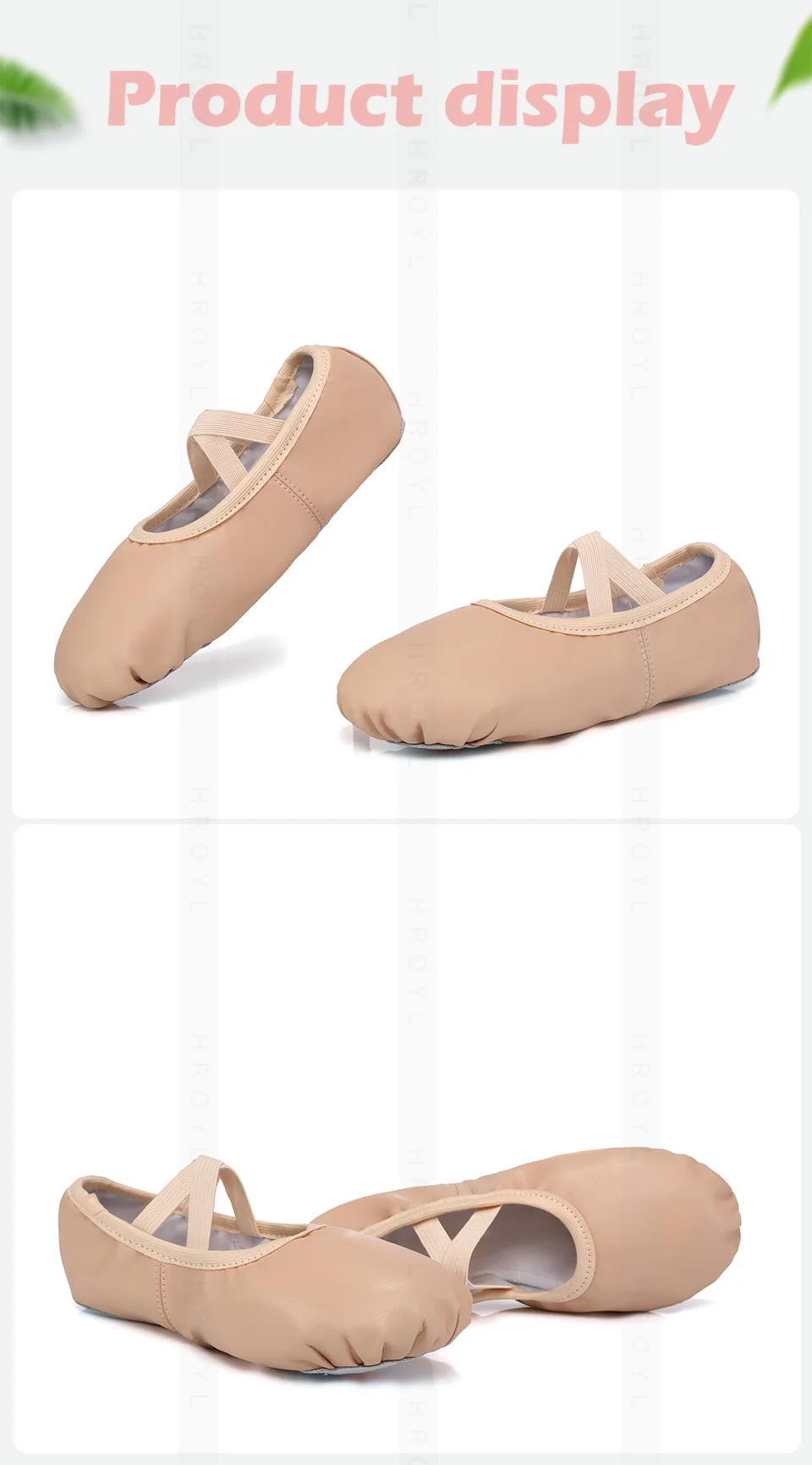 Ballett Tanzschuhe Mädchen Frauen Ballett Tanzschuhe Wohnungen für Damen Damen Ballett Hausschuhe Schuhe Salsa Praxis Trainingsschuhe – Detail 7