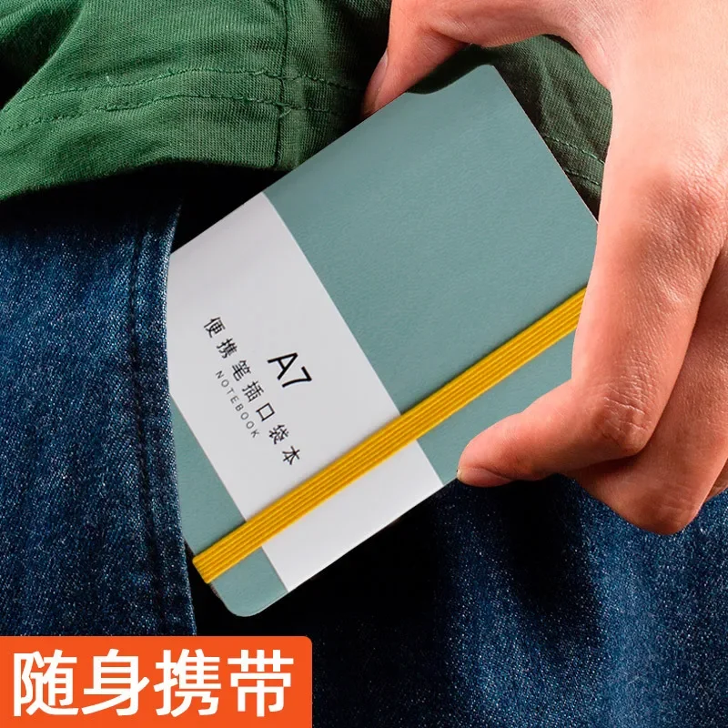 96 fogli A7 Agenda Organizer Memo Cancelleria Mini Notebook Tasca Blocco note Sketchbook Diario Planner