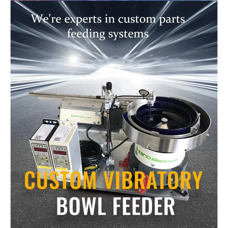 Wholesale Good Quality Small Automatic Customized Dual Track Vibration Bowl Feeder For Terminal