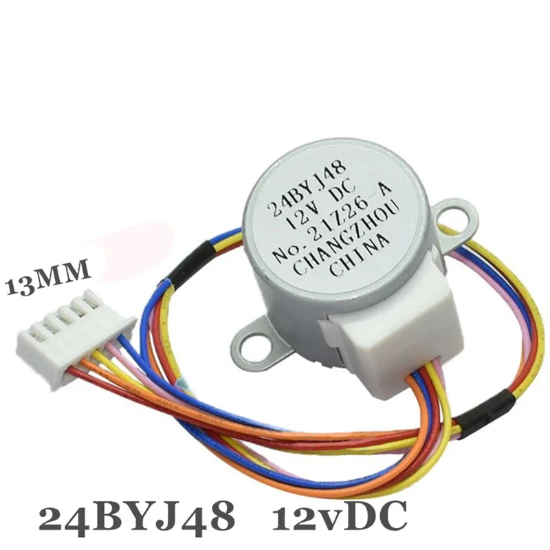 DC 12V Stepper Motor 24BYJ48 5-Wire Air Conditioner Air Motor Hanging Swing Blade Synchronous Step Motor Replacement Parts