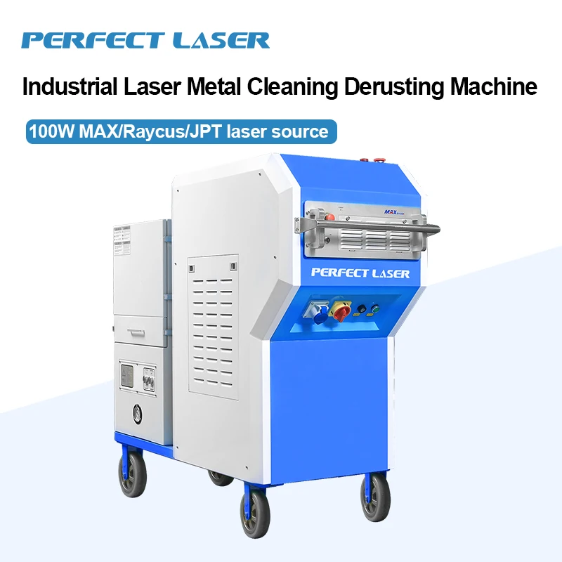 100w 200w Industrial Laser Metal Cleaning Derusting Machine for Metal Oxide Rust China Handheld Automatic Laser Removal Machine