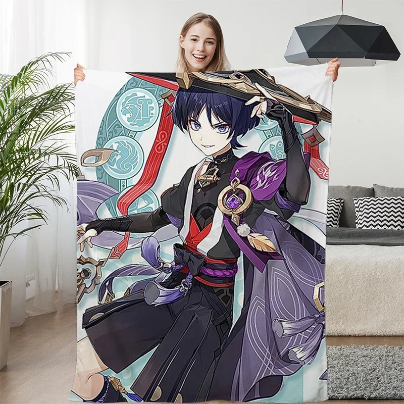 

Winter Sofa Blankets King Size Scaramouche Warm Bed Fleece Camping Custom Adult Nap Fluffy Soft Blankets Microfiber Bedding
