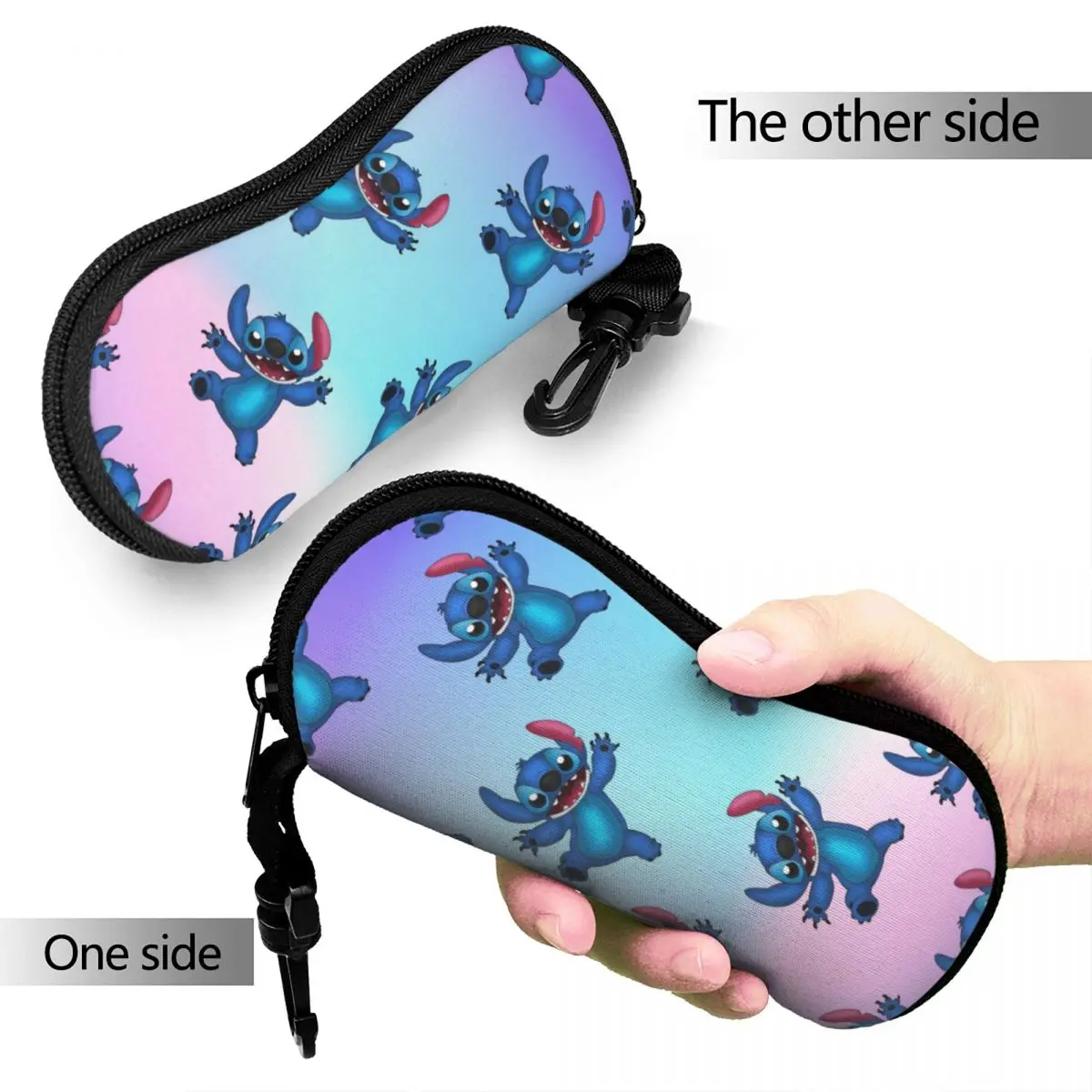 Stitch And Angel Glasses Case Lightweight Glasses Box Gift Sunglasses Box