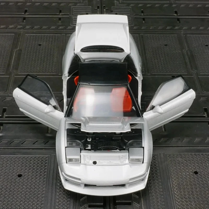 Véhicule en alliage moulé sous pression Honda NSX, échelle 1:32, modèles de Simulation haut de gamme, portes ouvertes, Collection de jouets pour enfants, cadeau, lumière sonore
