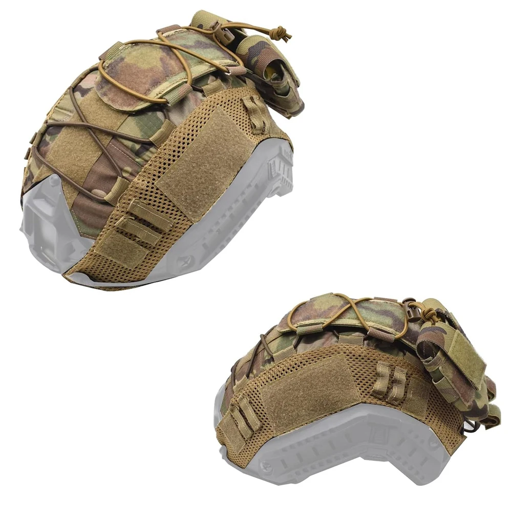 Fast Helmet Cover and Sport Helmet Battery Pouch Counterweight Pouch Fit Size M/L Fast PJ BJ MH Helmet