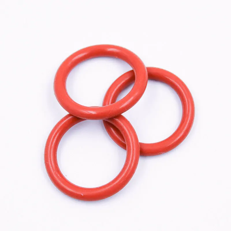 Red VMQ Silicone O-Ring thickness3/3.5/5mm High temperature resistance Sealing Gasket Washer for Industrial Various wholesal