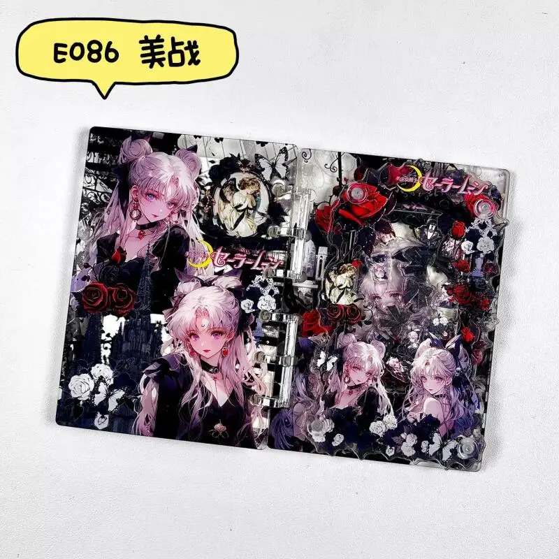Japan Anime Image Sailor Moon A7 Acrylic Loose Leaf Shake Ben Cartoon Notebook Creativity Student Stationery Diy Notepad Gifts